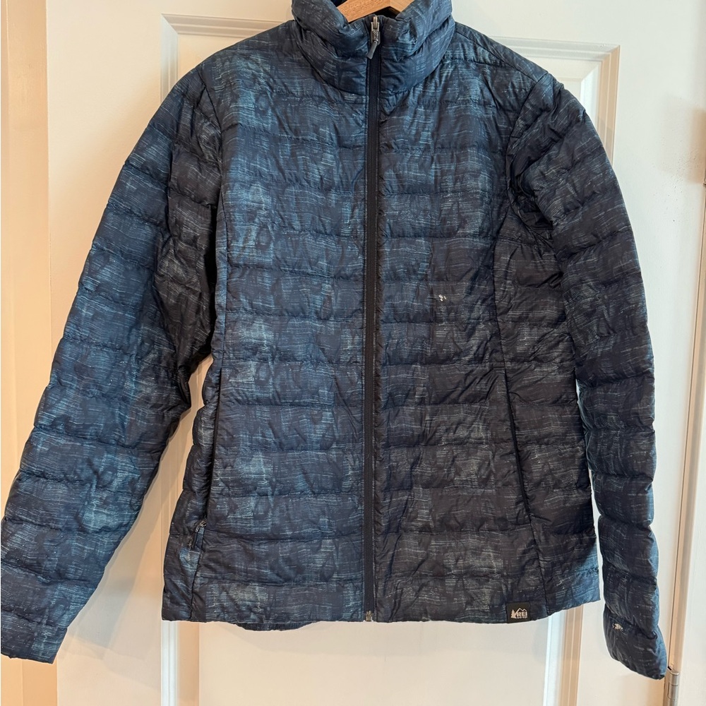 REI Blue Puffer Jacket